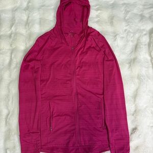 Athleta Pink Hooded Jacket
